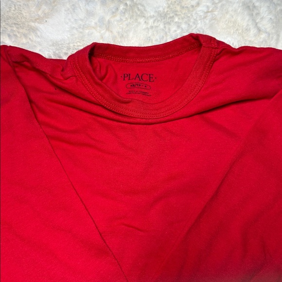 Classic Red Kids Long Sleeve Shirt - Picture 3 of 3